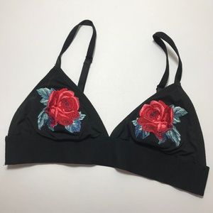 PINK Victoria's Secret Embroidered Bralette